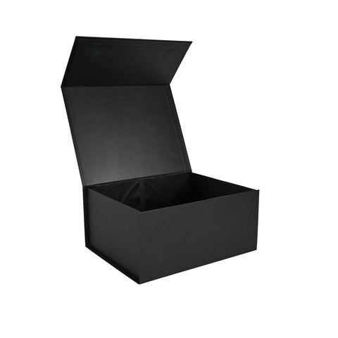 Image of Quality empty magnetic black Medium gift box - NEON Packaging