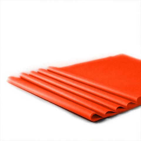 Image of folded acid-free tissue paper - Orange