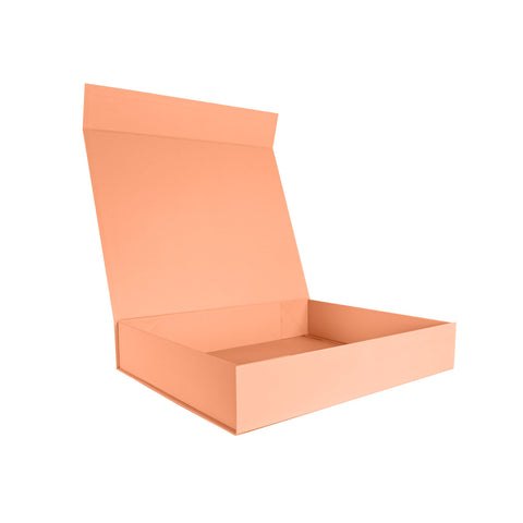 Image of Empty Peach Extra Large Gift Box - NEON Packaging