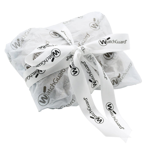 Image of Custom White Satin Ribbon Printed Full Colour Brand/Logo