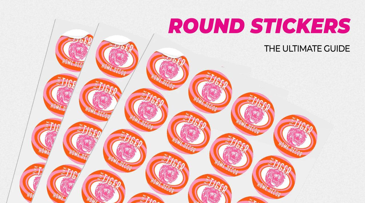Pret Rounded Sticker The Ultimate Guide to Personalised Round Stickers - NEON eCommerce ...