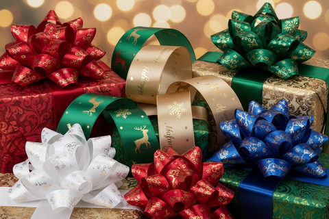 Image of Christmas Gift Ribbons: The Ultimate Guide to Festive Gift Wrapping with NEON