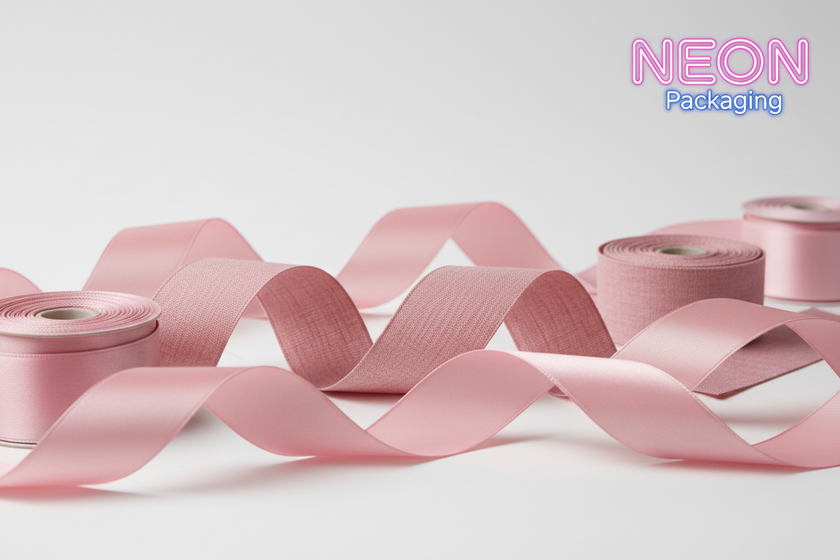 Pink Ribbon for Gift Wrapping: NEON's Satin and Sustainable Options