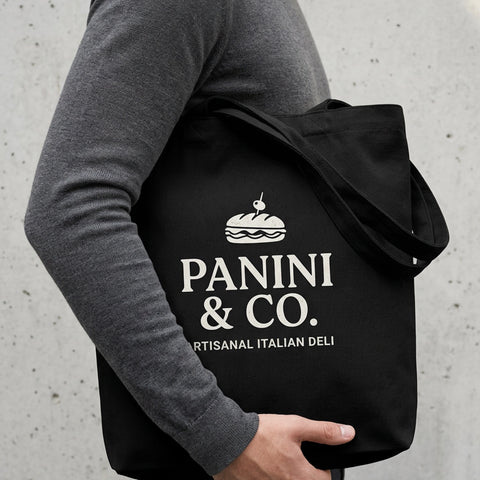 Image of 12 oz Canvas Tote Bag Plain - White