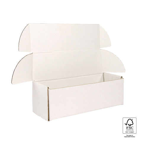 Image of Single Bottle Mailing Boxes White