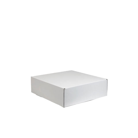 Image of Three Bottle Wine Box With Insert - White