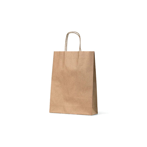 Image of Brown paper bags with handles
