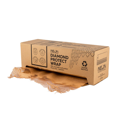 Image of NEON Diamond Protect Hex Wrap with Dispenser Box